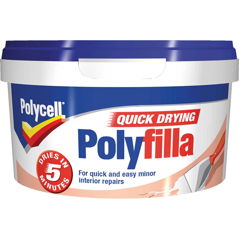 Image of Polycell Multi Purpose Quick Drying Polyfilla Tub 500g