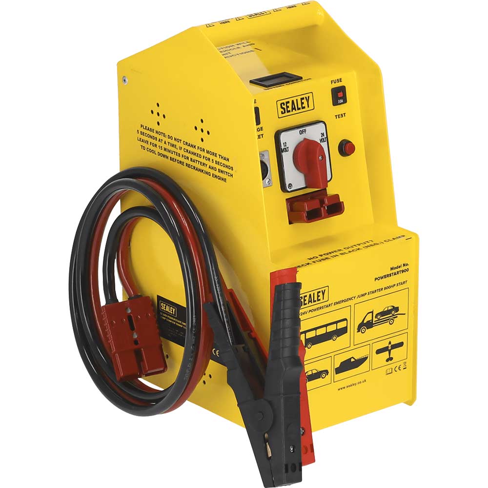 Sealey POWERSTART900 Jump Starter and Power Pack 12v or 24v