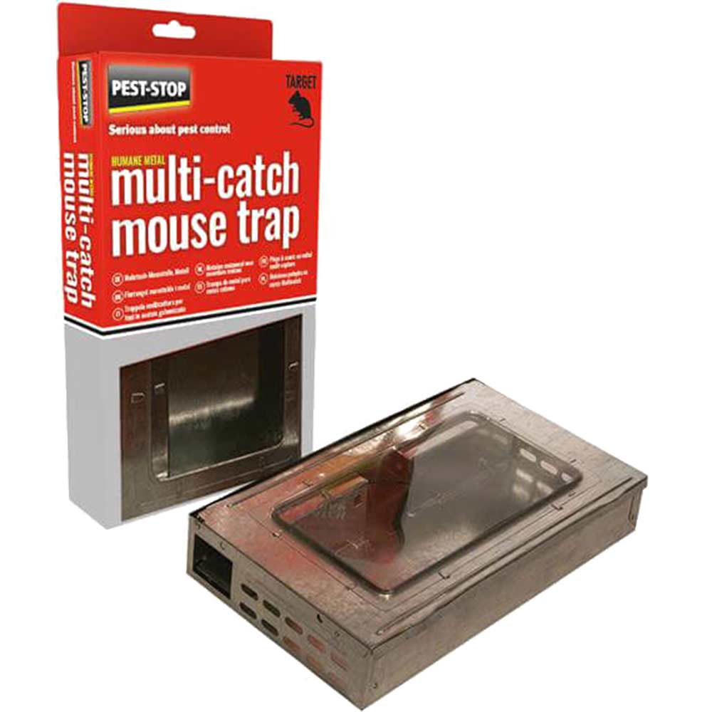 Image of Proctor Brothers Multicatch Humane Mouse Trap Metal