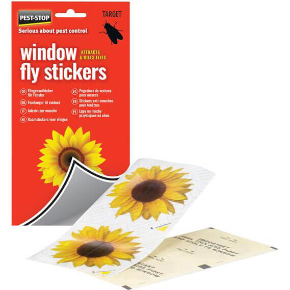 Photos - Pest Repellent Proctor Brothers Window Fly Stickers Pack of 4 PSWFS