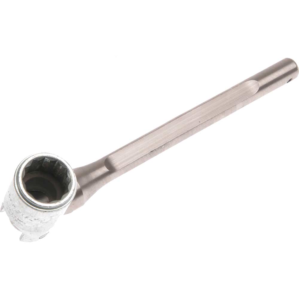 Image of Priory 383B Stainless Steel Bi Scaffold Spanner Whit 7/16" Flat Steel Socket