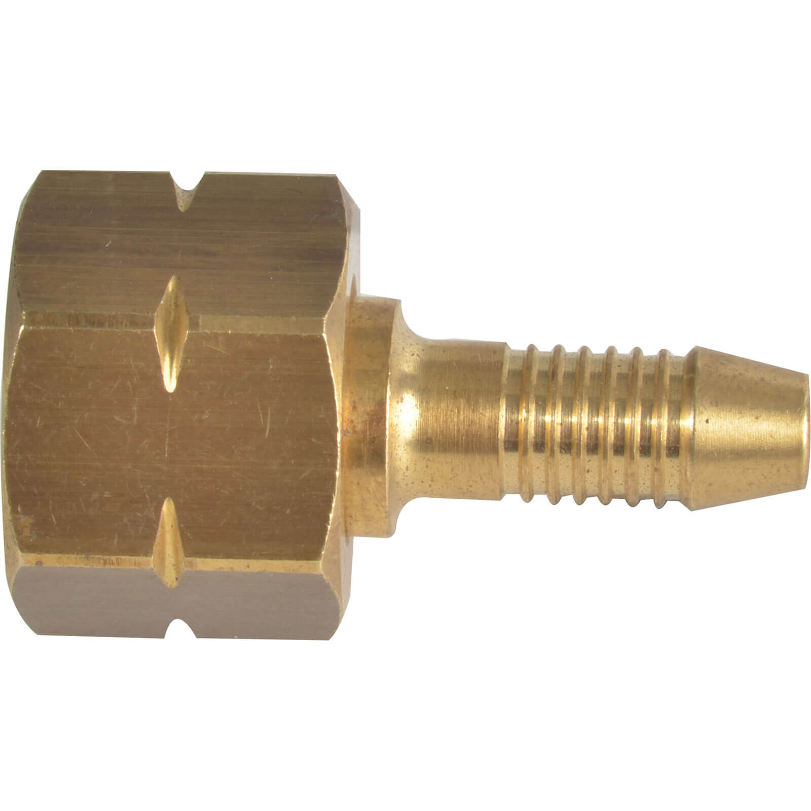 Image of Sievert 3/8" Left Hand Nut with 6mm Tail LPG Hose Connector
