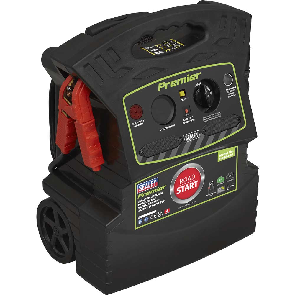 Sealey Premier PRS6400 RoadStart Emergency Jump Starter 12v or 24v