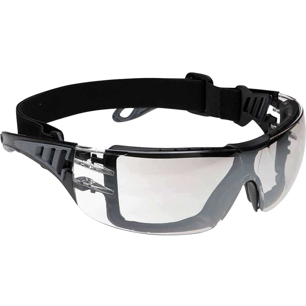 Portwest Tech Look Plus Safety Goggles Grey Mirror