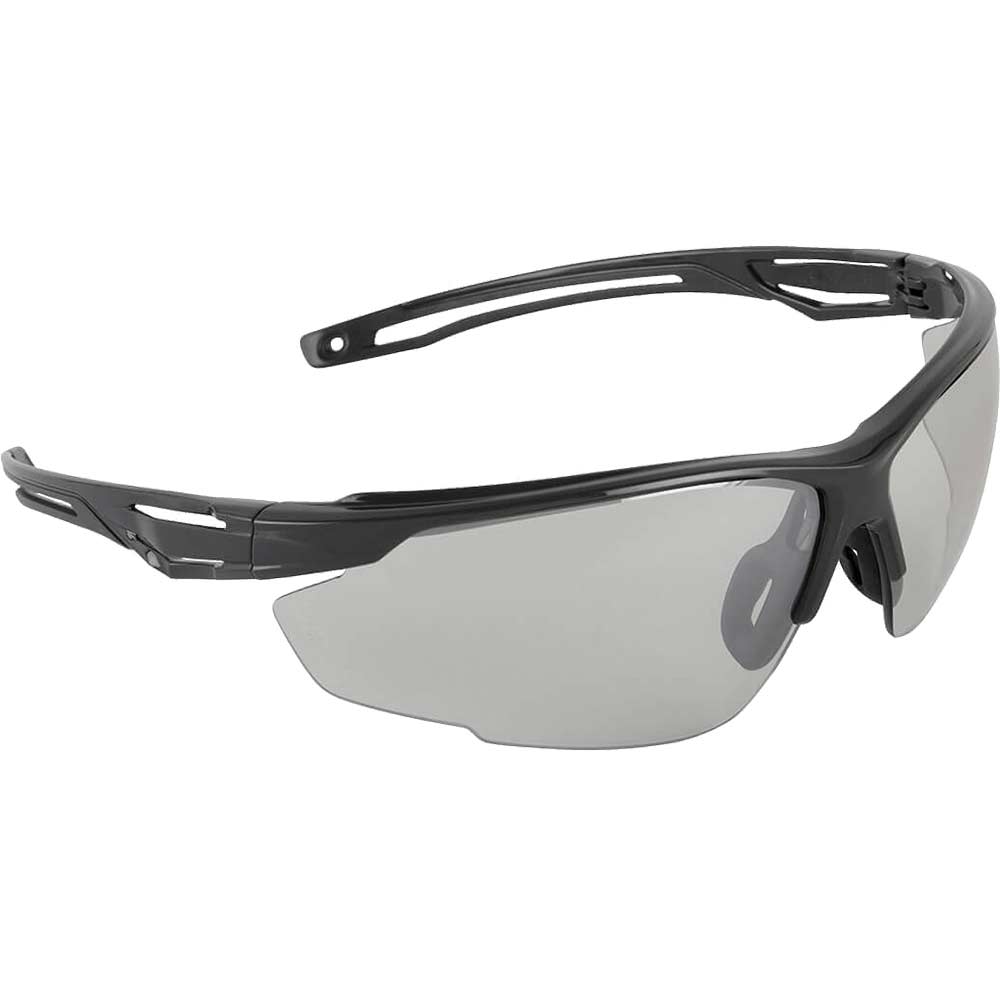 Portwest Anthracite Safety Glasses Black Mirror