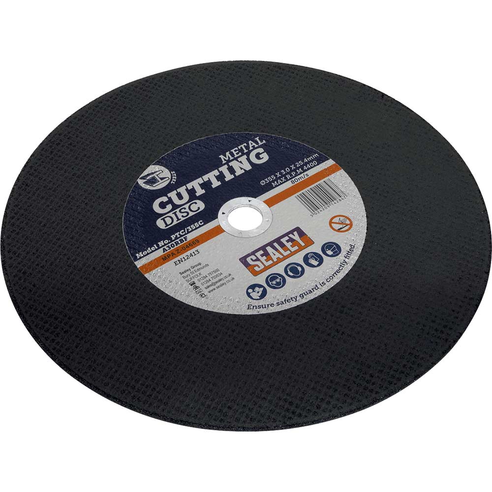 Image of Sealey Metal Cutting Disc 355mm 2.8mm Pack of 1