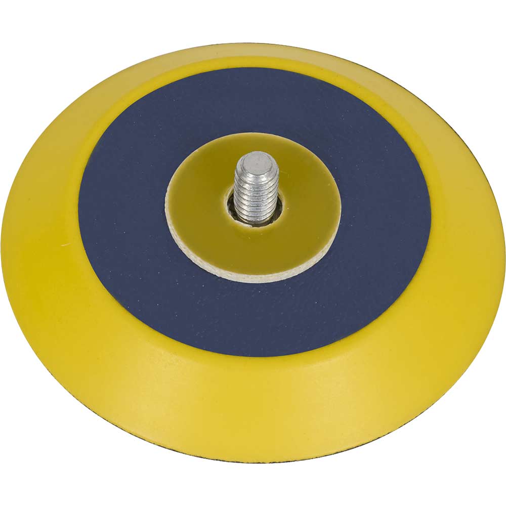 Image of Sealey 75mm Hook and Loop Backing Pad 1/4" UNC Male