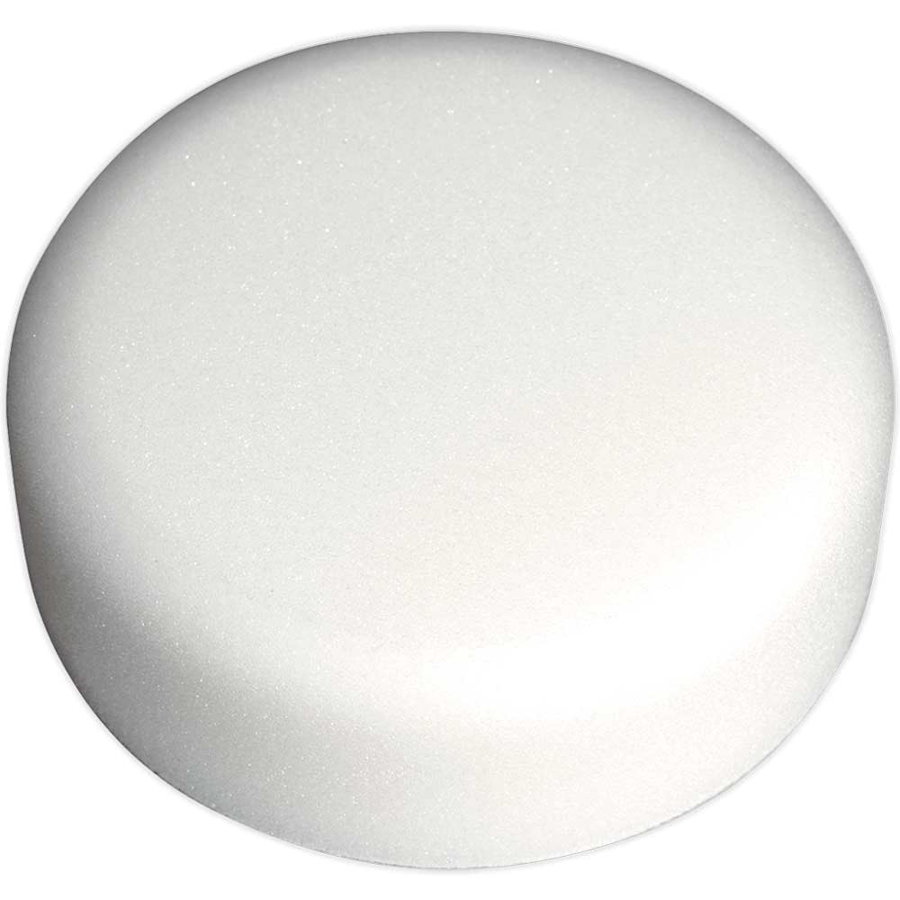 Image of Sealey Hook and Loop Compounding Head White Dense Sponge 150mm