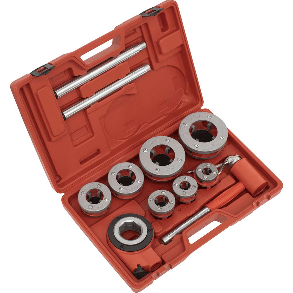 Sealey 7 Piece Pipe Threading Kit BSPT