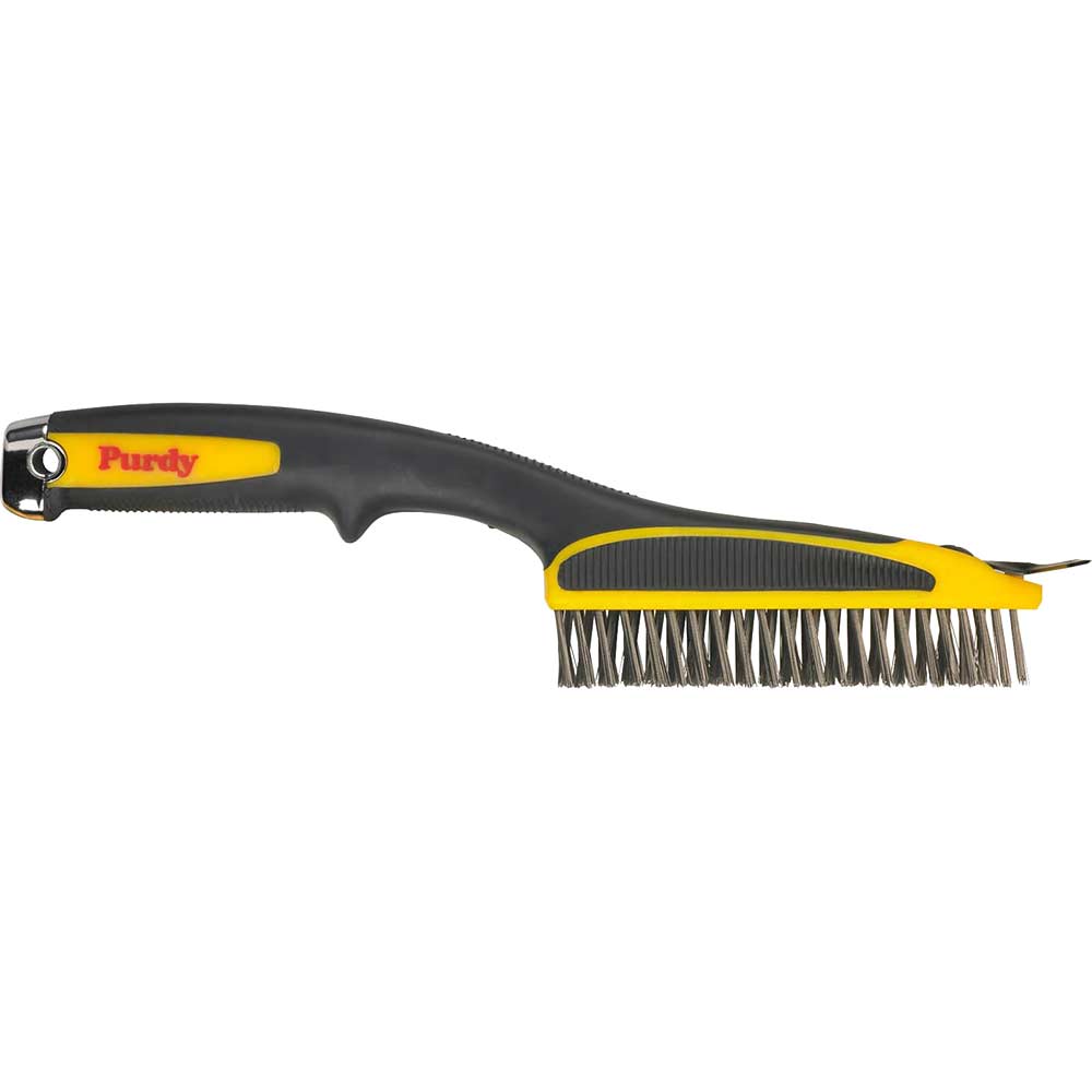 Purdy Short Handled Stainless Steel Wire Brush