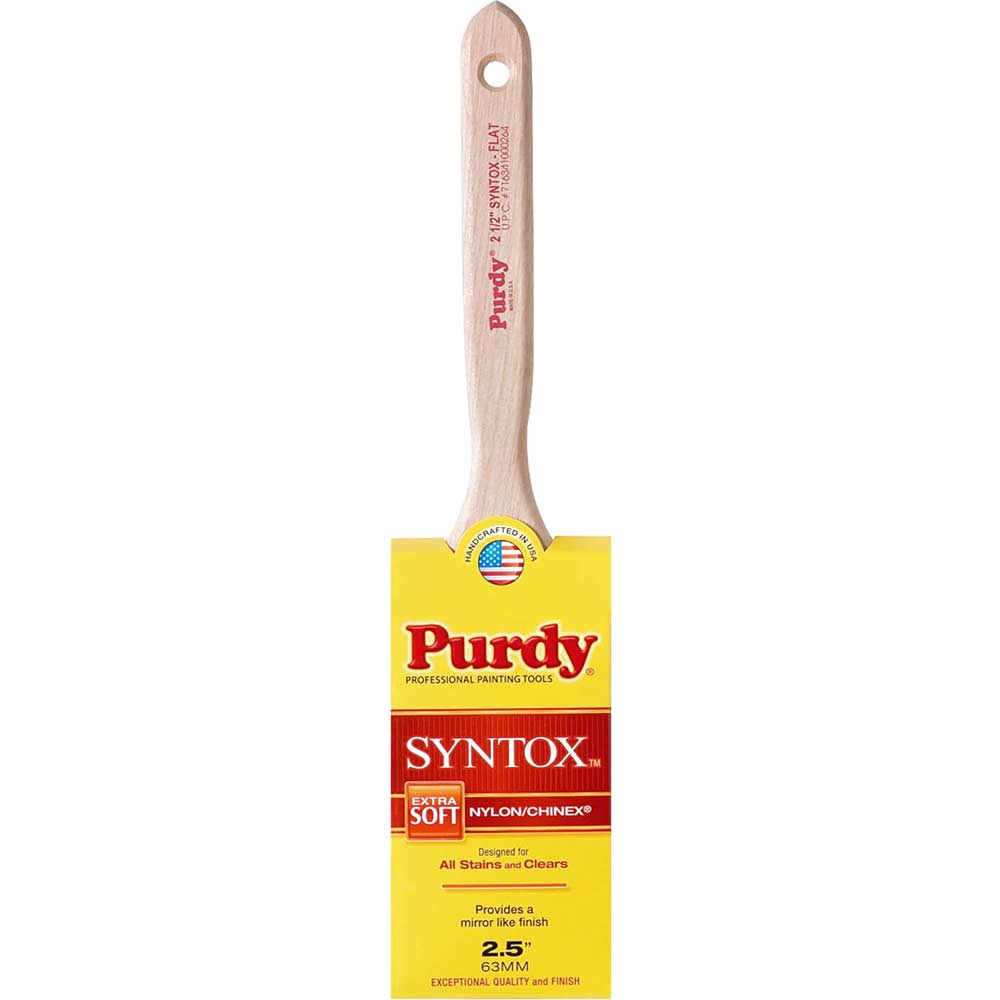 Purdy Syntox Flat Woodcare Synthetic Paint Brush 65mm