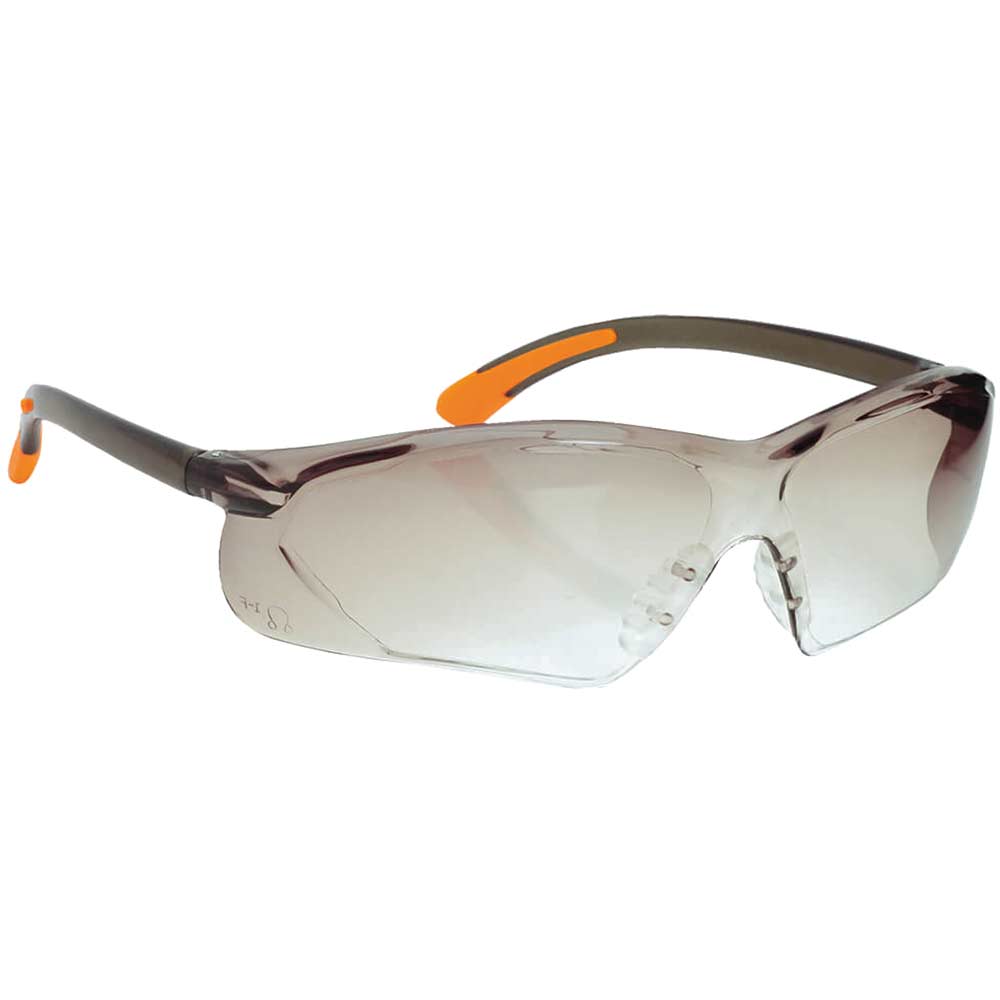 Portwest Fossa Safety Glasses Black Smoke