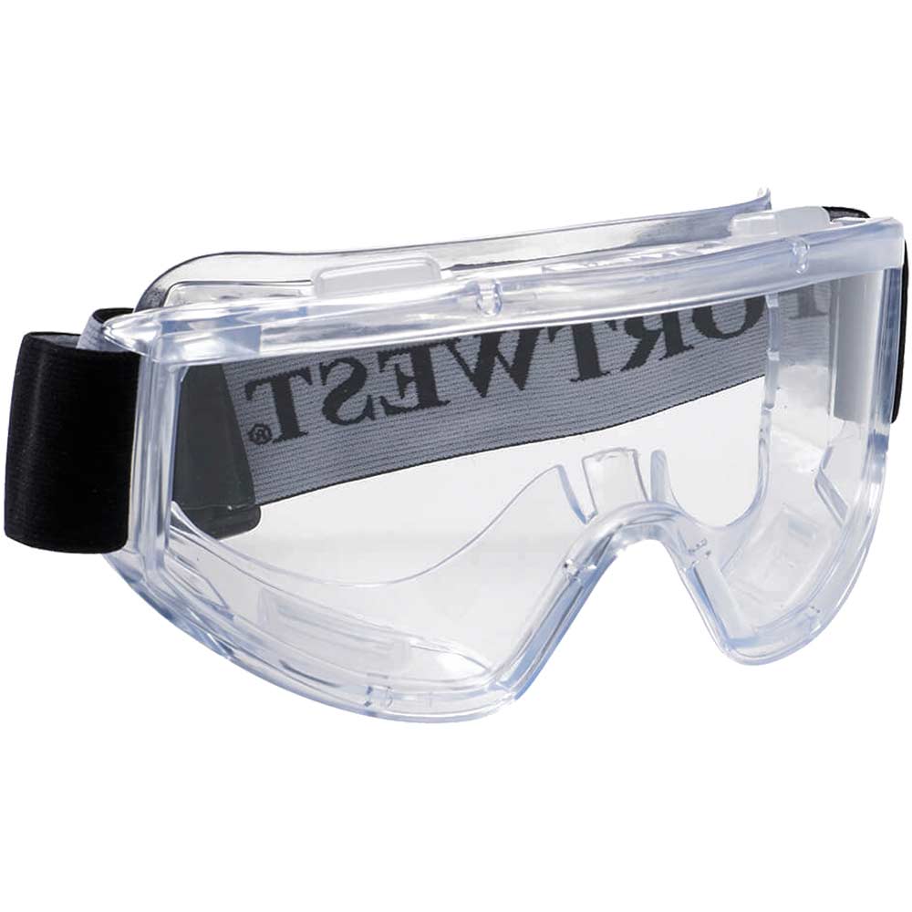 Portwest Challenger Safety Goggles Clear Fire Mirror