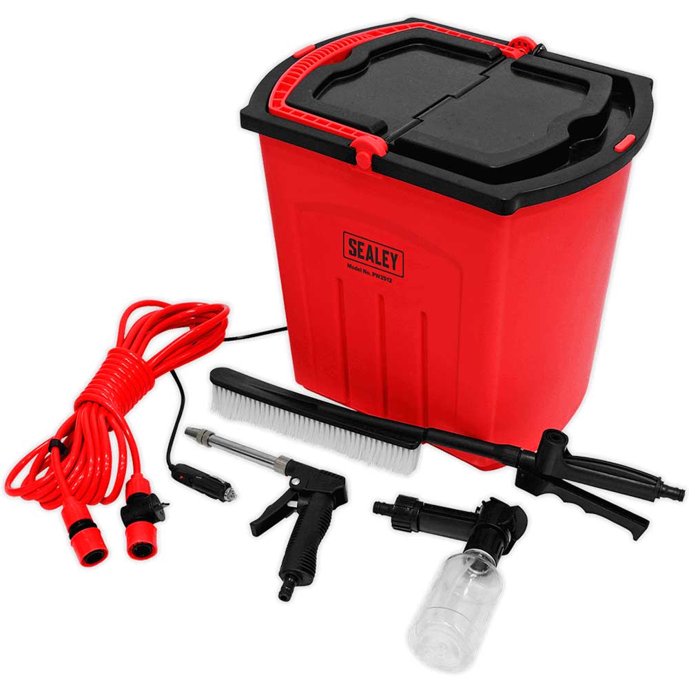 Sealey Portable 12v Pressure Washer with Tank (Not Cordless)