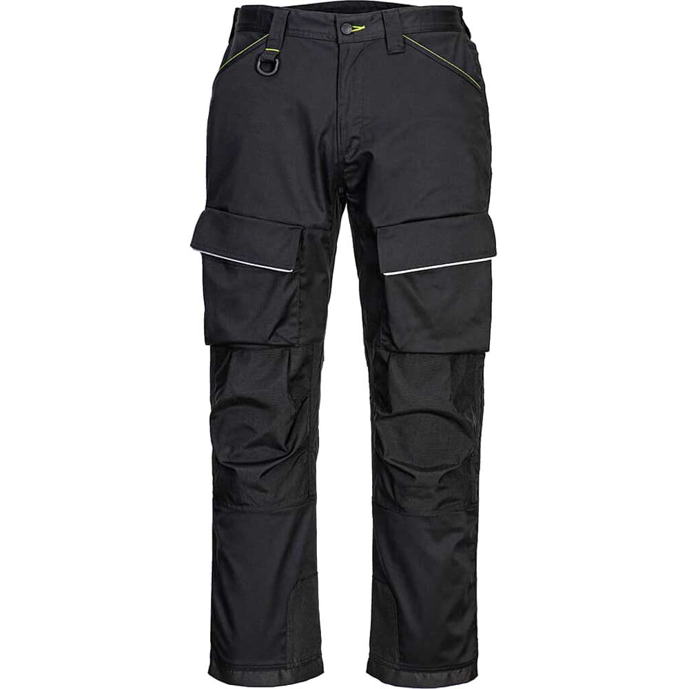 Portwest PW3 Harness Compatible Work Trousers Black 48" 31