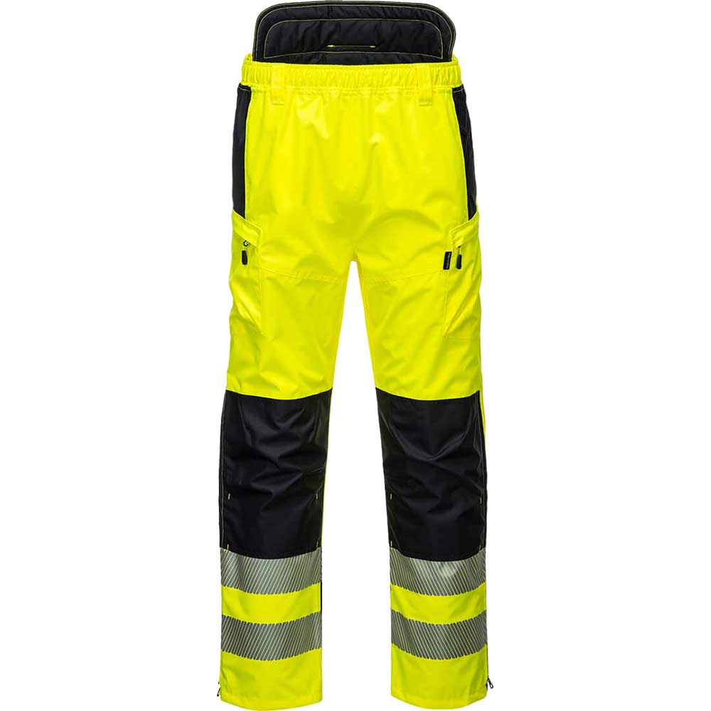Portwest PW34 Hi Vis Work Trousers Yellow / Black L 31