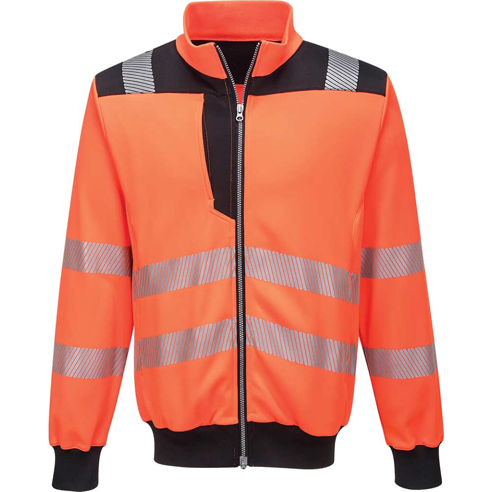 Image of Portwest PW3 Hi Vis Sweatshirt Orange / Black 3XL