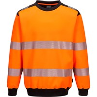 Portwest PW3 Hi Vis Crew Neck Sweatshirt