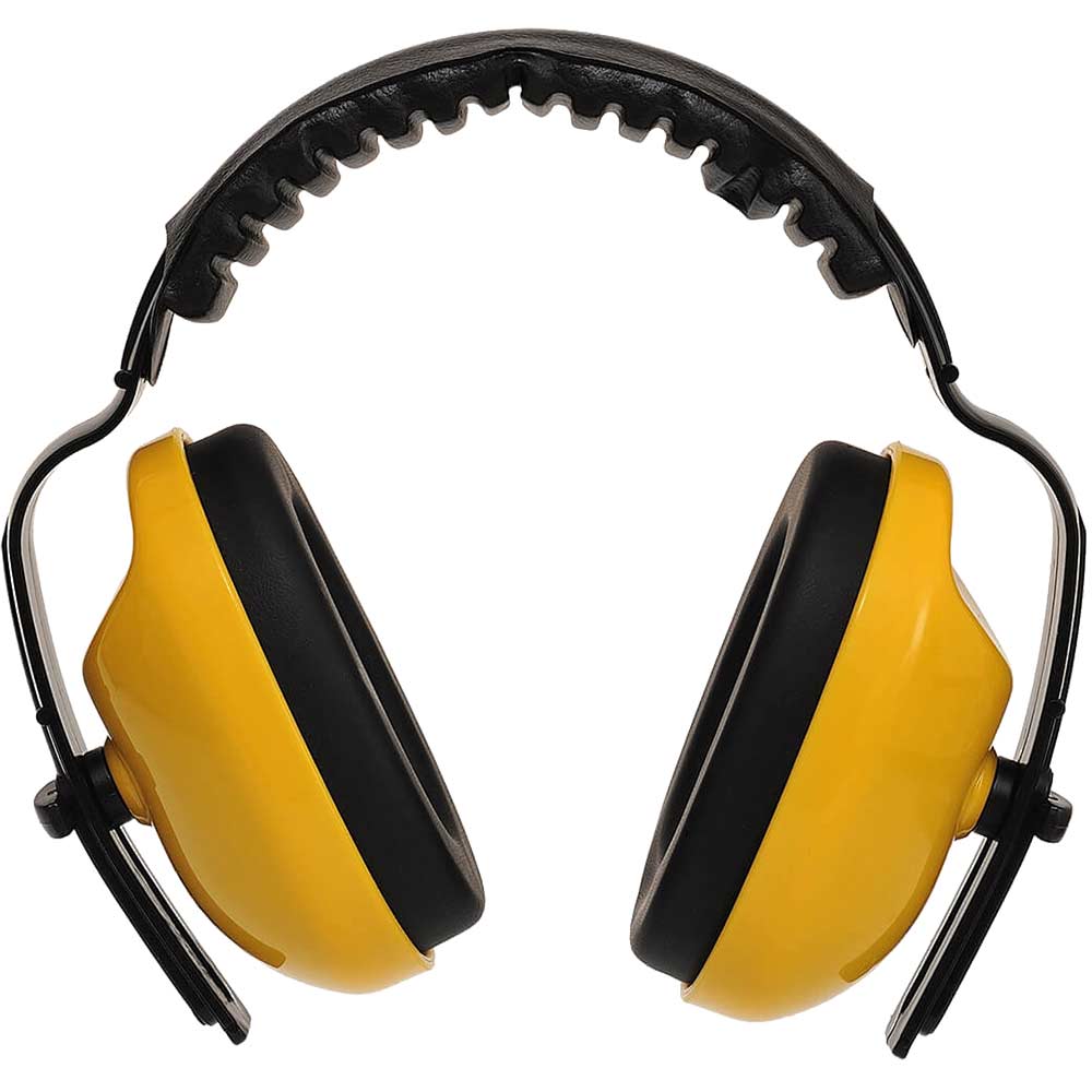 Portwest Classic Plus Padded Ear Defenders Yellow