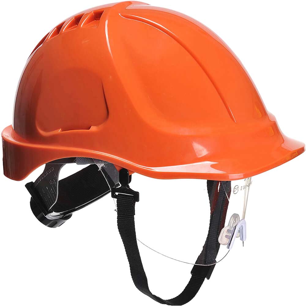 Portwest Endurance Plus Safety Helmet and Visor Orange