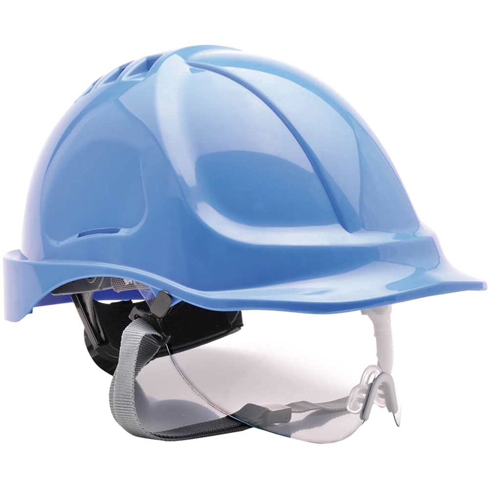 Portwest Endurance Safety Helmet and Visor Royal Blue