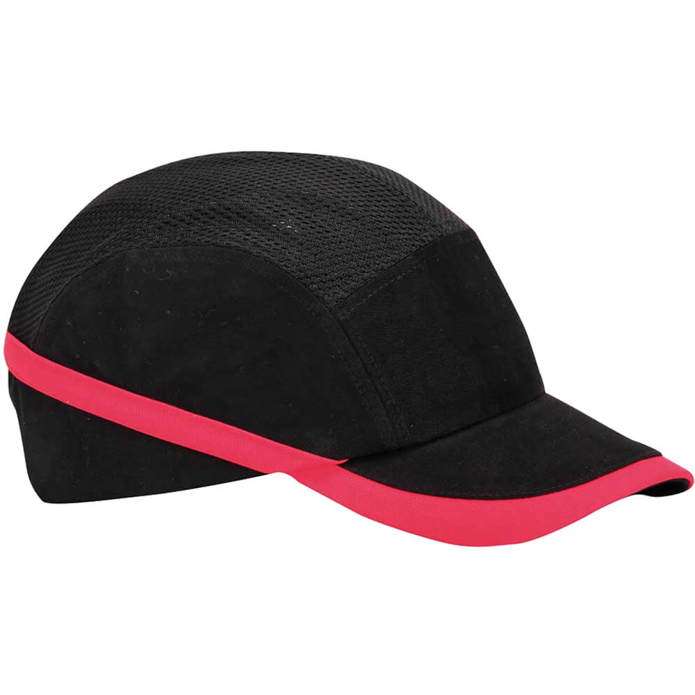 Portwest Vent Cool Bump Cap Black / Red One Size