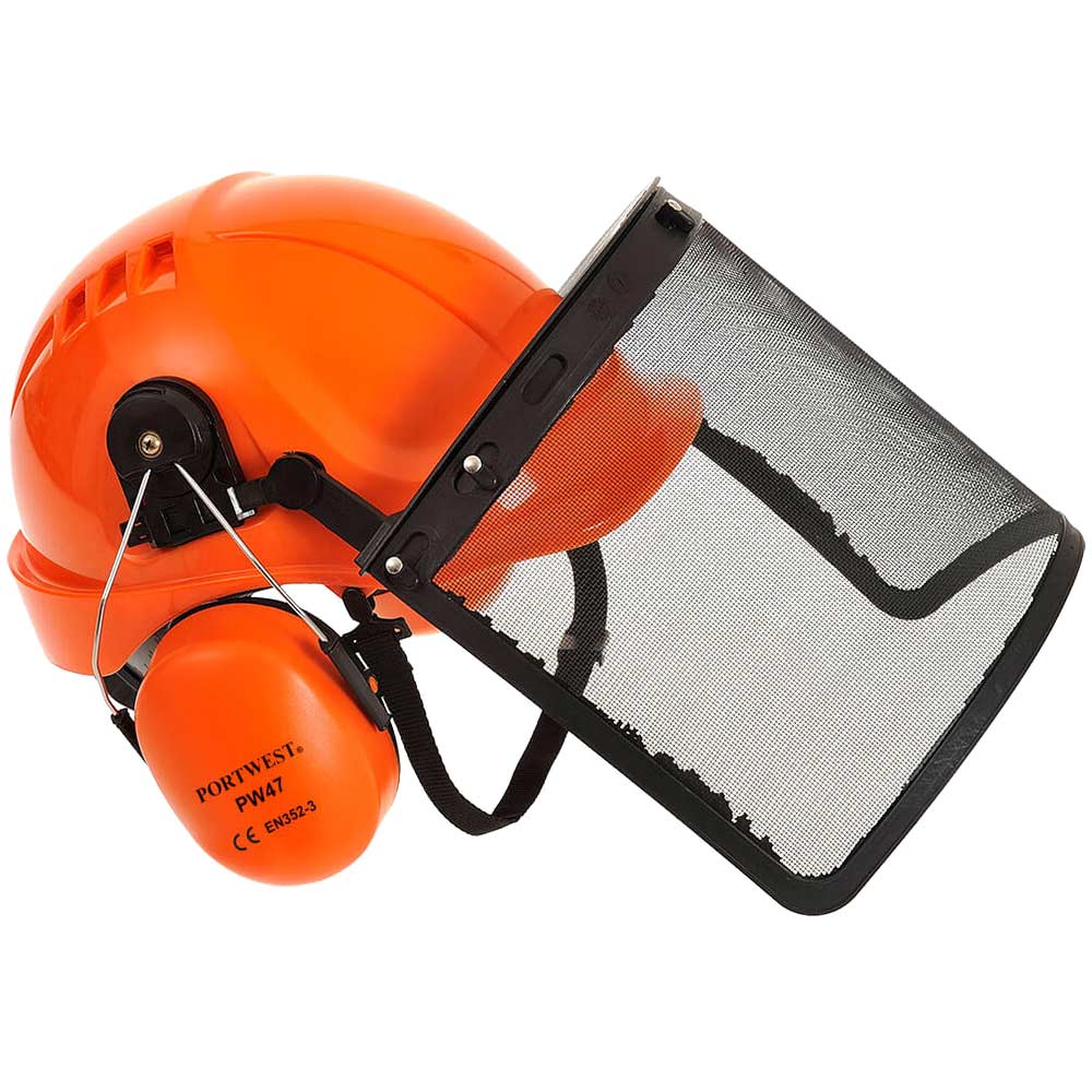 Portwest Forestry Helmet Combi Kit Orange