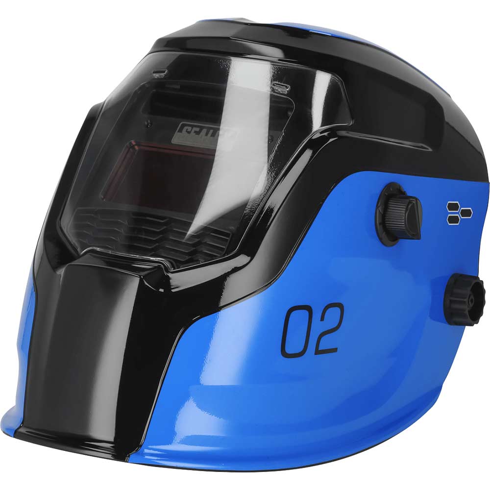 Image of Sealey Auto Darkening Welding Helmet Blue