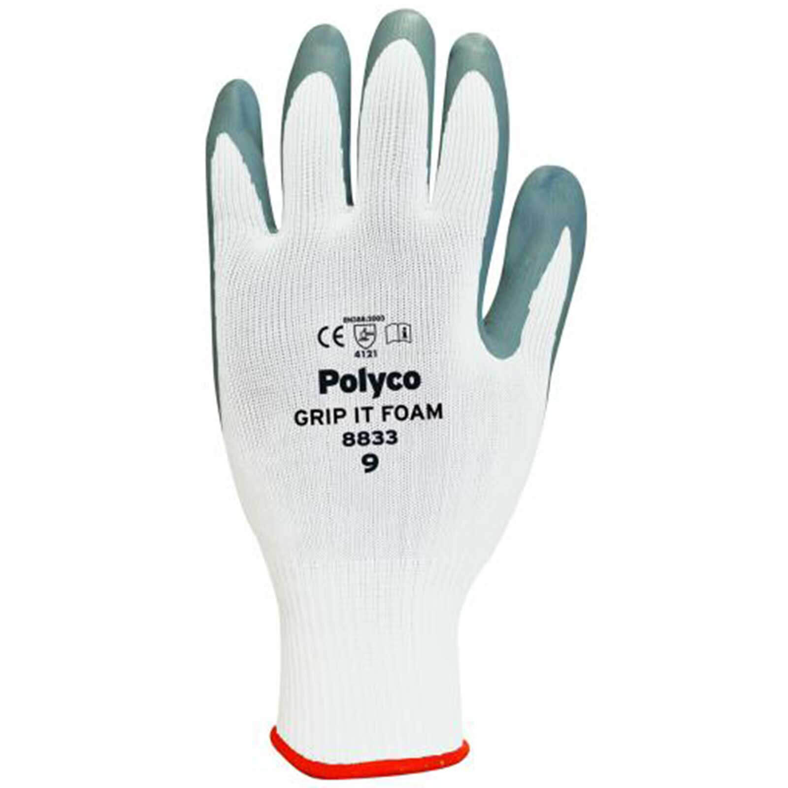 Image of Polyco Grip It Foam Safety Nitrile Gloves L