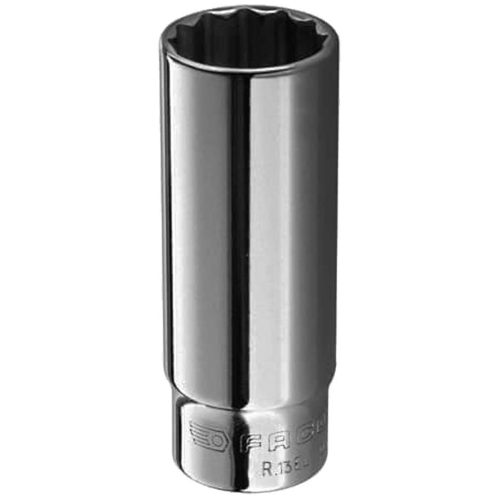 Facom R.EL 1/4" Drive Deep Bi Hexagon Socket Metric 1/4" 12mm
