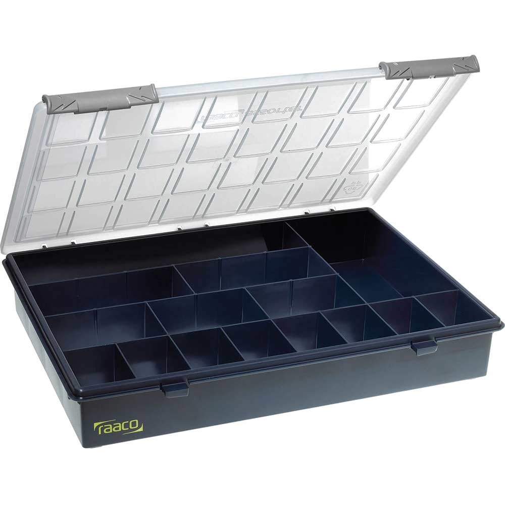 Image of Raaco 15 Compartment A4 Organiser Case