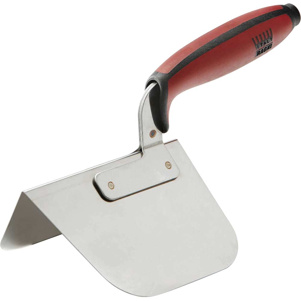 Image of Ragni Stainless Steel External Corner Trowel 5" 3" 1/2"