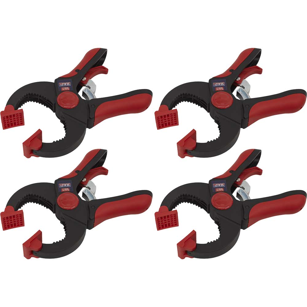 Sealey Quick Ratchet Clamp Pack of 4 45mm
