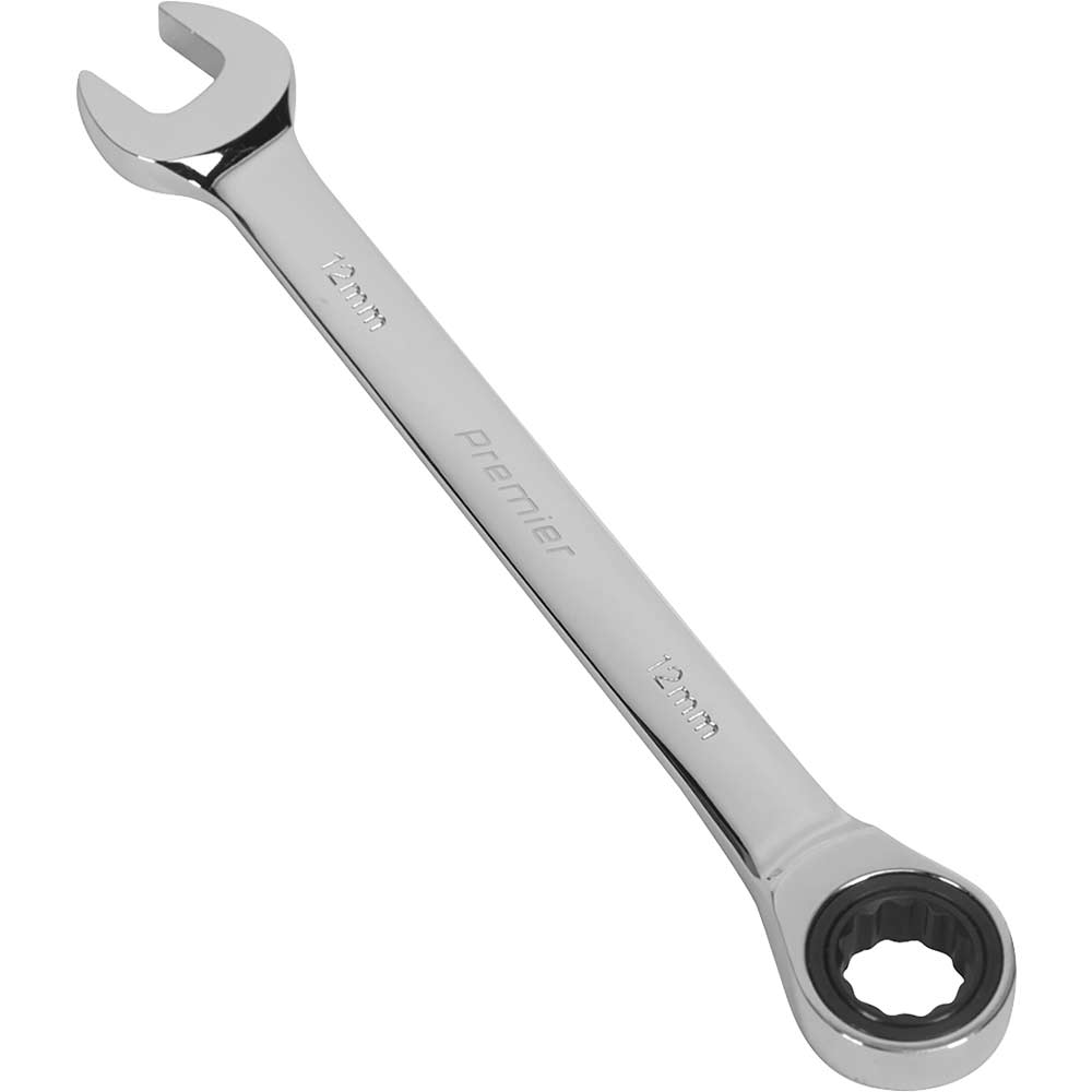 Sealey Ratchet Combination Spanner 12mm