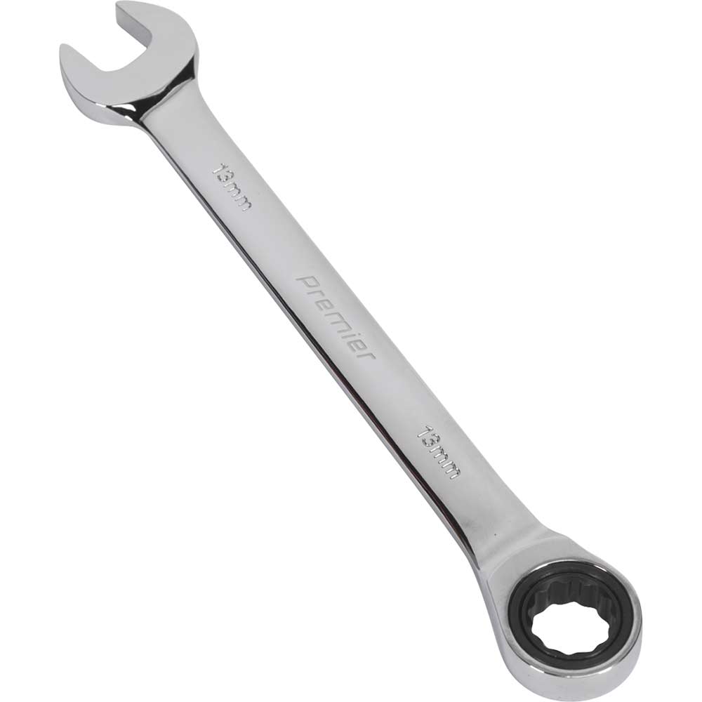 Image of Sealey Ratchet Combination Spanner 13mm