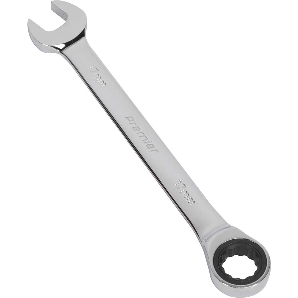 Image of Sealey Ratchet Combination Spanner 17mm
