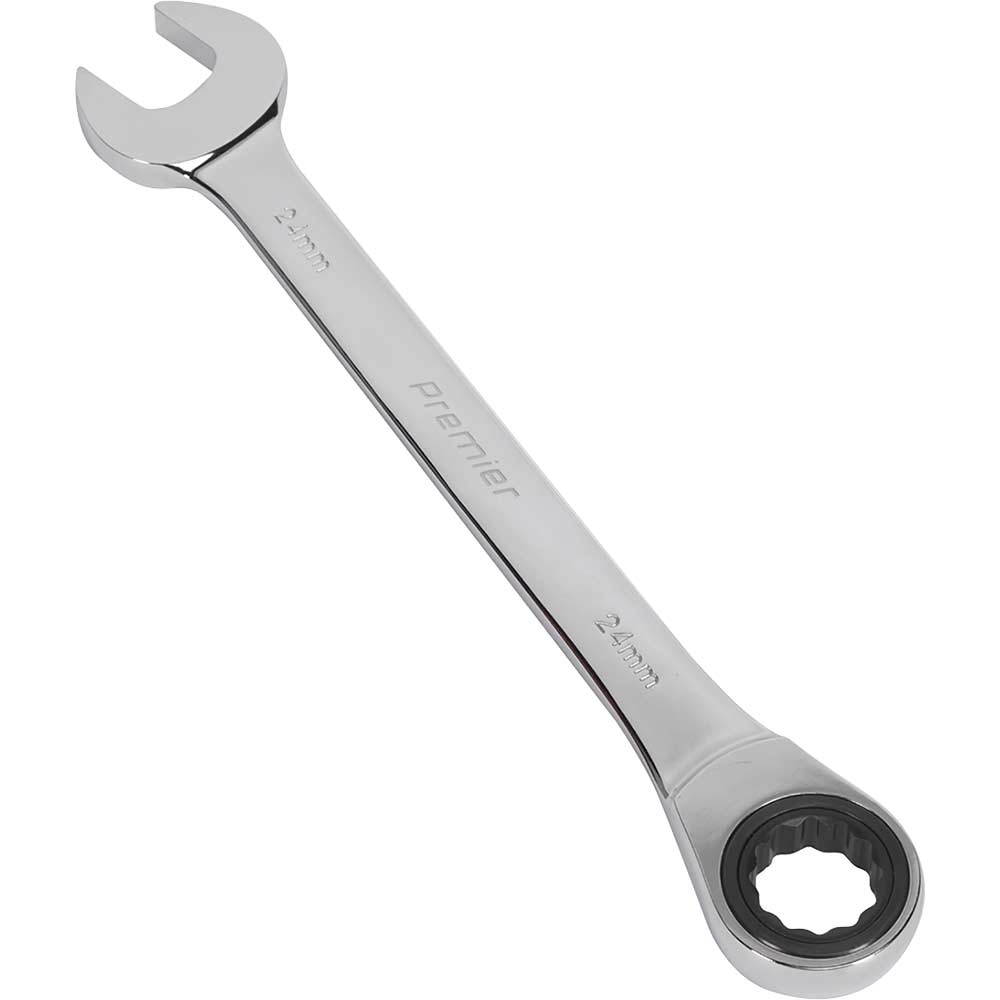 Image of Sealey Ratchet Combination Spanner 24mm
