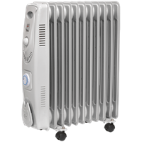 Sealey RD2500T Oil Filled Radiator with Thermostat and Timer