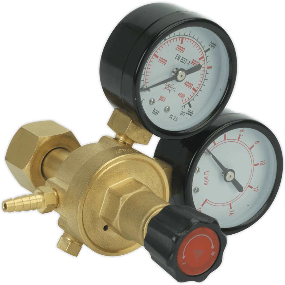 Image of Sealey Dual Gauge Industrial MIG Gas Regulator