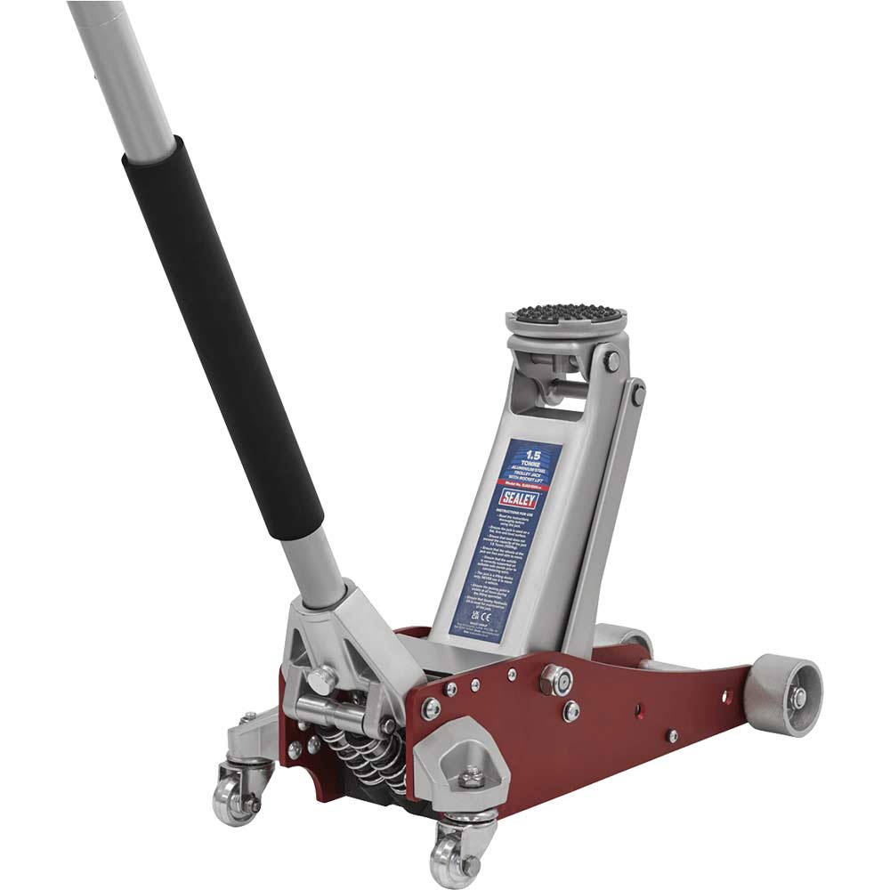 Sealey Trolley RJAS1500 Aluminium Rocket Lift Jack 1.5 Tonne