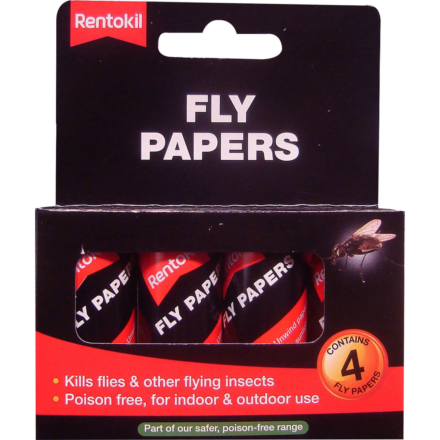 Image of Rentokil Flypapers Pack of 4