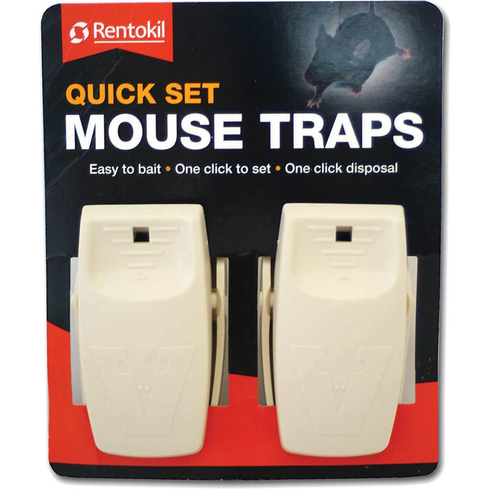 Image of Rentokil Quick Set Mouse Traps Pack of 2