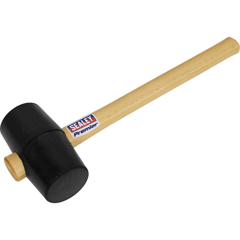 Sealey Black Headed Rubber Mallet 790g