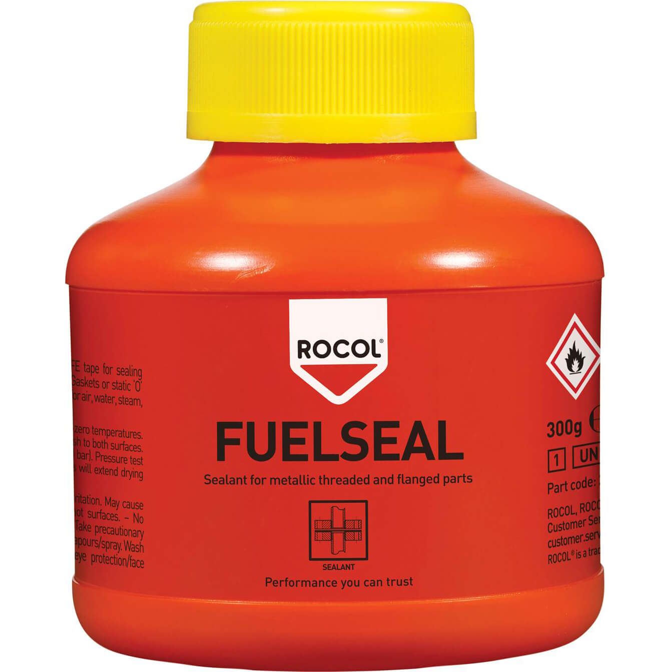 Image of Rocol Fuelseal Foliac Super Red PJC 375g