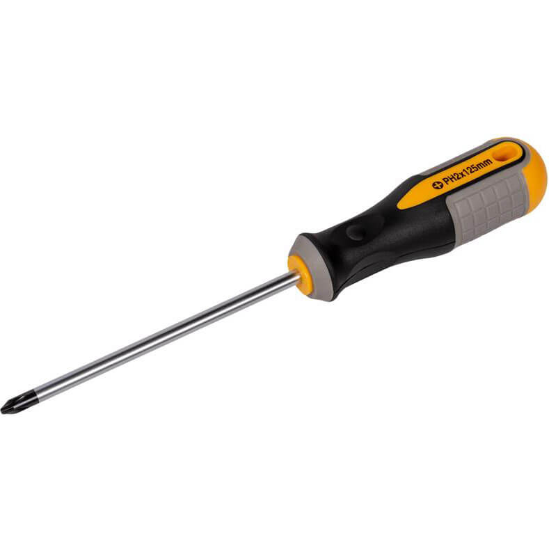 Image of Roughneck Magnetic Phillips Screwdriver PH2 125mm