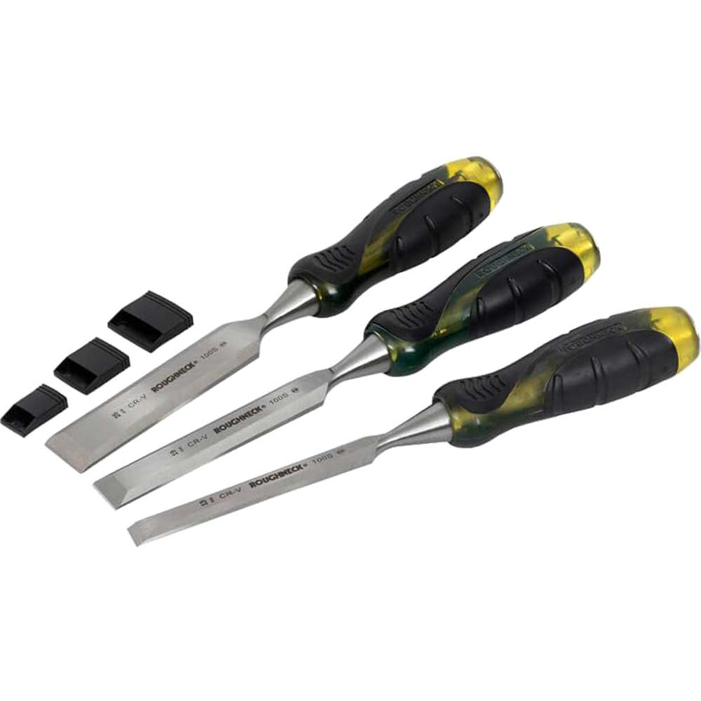 Photos - Drill Bit Roughneck 3 Piece Bevel Edge Chisel Set 