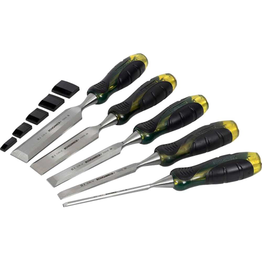 Image of Roughneck 5 Piece Bevel Edge Chisel Set