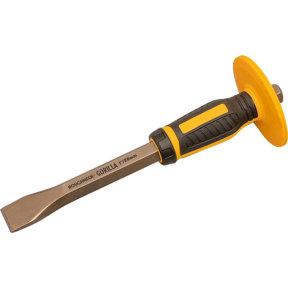 Roughneck Gorilla Cold Chisel and Non Slip Hand Guard 25mm 280mm