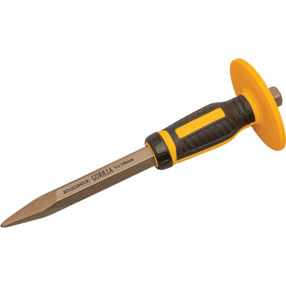 Roughneck Gorilla Concrete Pick Chisel and Non Slip Hand Guard 280mm