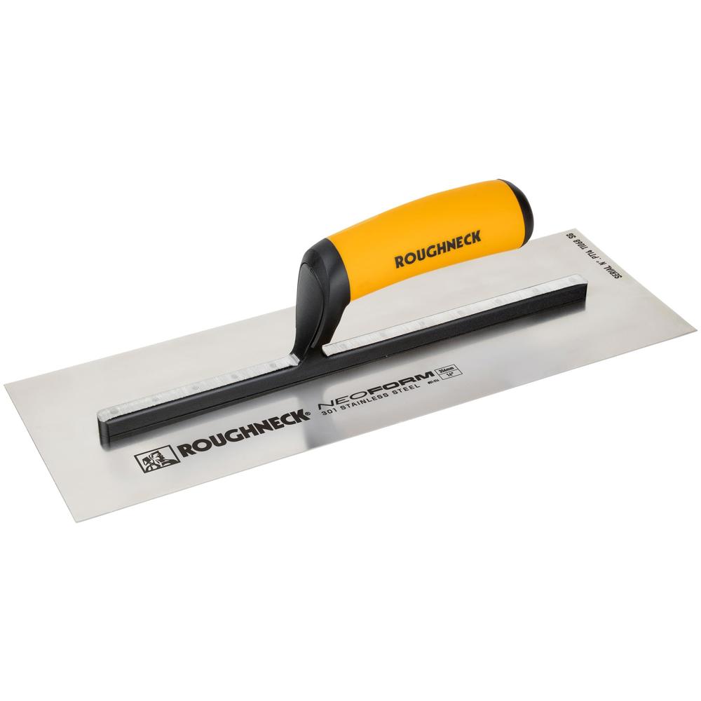 Image of Roughneck NeoForm Stainless Steel Plastering Trowel 14" 4" 3/4"